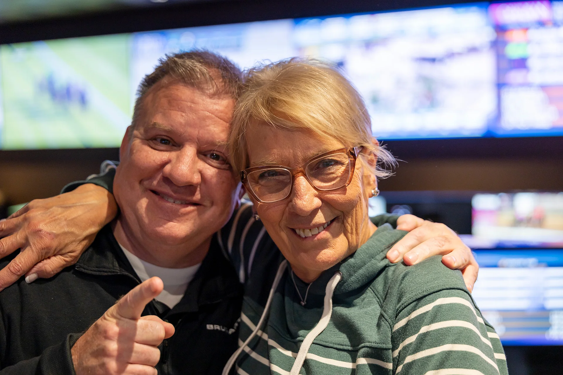 Couple enjoying an outing