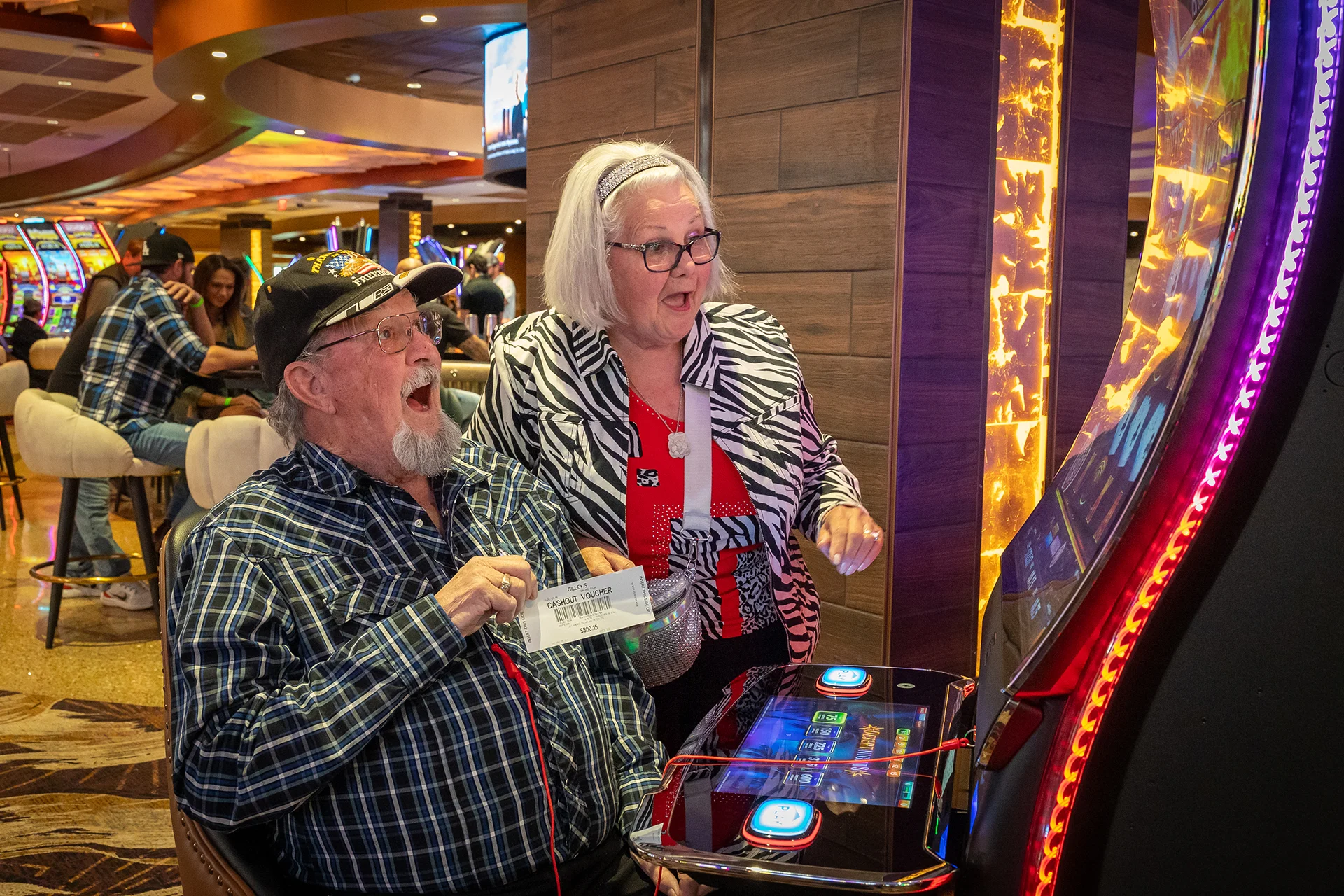 Excitement at Gilley's